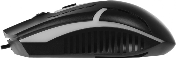 Мышь проводная Defender Flash MB-600L, игровая, оптическая, USB, 1200dpi, черный [52600]