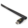Сетевой комбо-адаптер Wi-Fi 6 + Bluetooth ExeGate EDWA-BT53-AX900 (BT5.3, Dual Band Wi-Fi AX (a/b/g/n/ax), чипсет Realtek8851, 2.4 ГГц до 286 Мбит/с + 5.8 ГГц до 600 Мбит/с, 1x5dBi внешняя антенна, USB 2.0) EX300396RUS