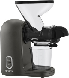 Соковыжималка Vitek VT-3715,  шнековая,  черный и черный