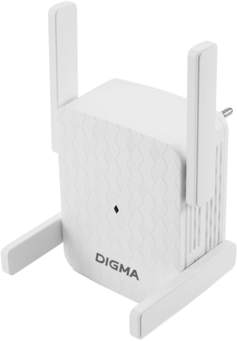 Повторитель беспроводного сигнала Digma D-WR310,  белый [d-wr310v2]