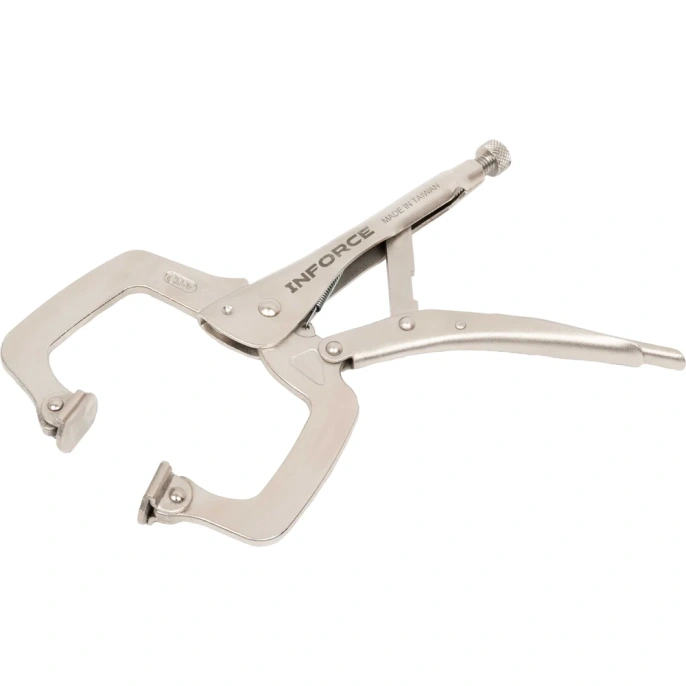 Ручные тиски Inforce с С-образным захватом 280 мм 06-03-49