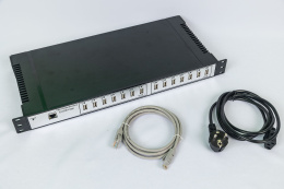 Сетевой концентратор USB NIO-EUSB 14ep USB/IP хаб на 14 портов с 1 блоком питания