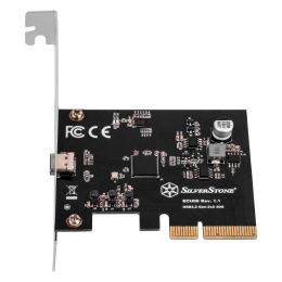 Контроллер Silverstone G56ECU060000010 SuperSpeed USB 20Gbps / USB-C 3.2 Gen 2x2 PCIe expansion card