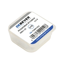 Резьбовые вставки DeBever M8x1.25, 2.5D, 10 предметов DB-TIM81252