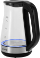 Чайник электрический Vitek VT-1181 1.7л. 2200Вт черный корпус: стекло