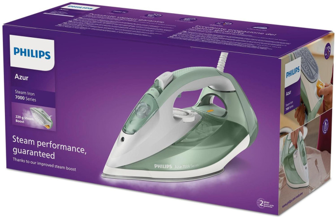 Утюг Philips DST7012/70, 2600Вт, зеленый/серый