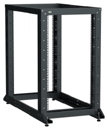 Стойка двухрамная ITK Linea F (LF05-33U61-2GM) 33U 600ммX1000мм 700кг черный