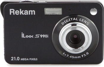 Цифровой компактный фотоаппарат Rekam iLook S990i, черный