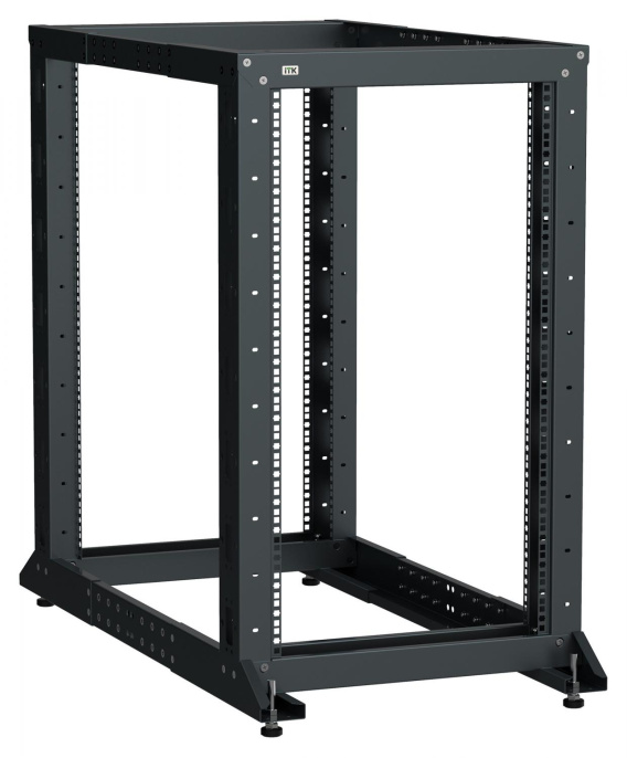 Стойка двухрамная ITK Linea F (LF05-33U61-2GM) 33U 600ммX1000мм 700кг черный