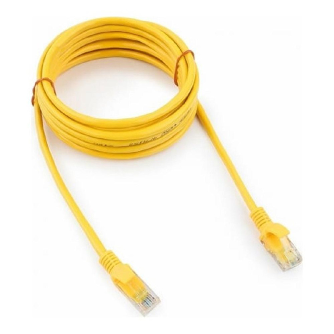 Кабель Cablexpert Патч-корд UTP PP12-3M/Y  кат.5e, 3м, литой, многожильный (желтый) {150}