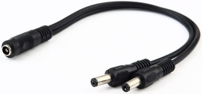 Разветвитель DC FALCON EYE W-SP1-2H,  0.4м черный