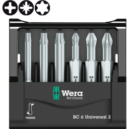Набор бит Wera 851/4 TZ PH 2/50 мм+855/4+867/4 WE-056473