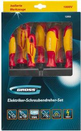 Набор отверток Gross 12950 в компл.:8 предметов