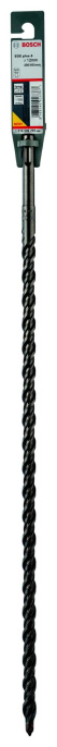 Бур Bosch SDS-plus-5 12х400х465мм 1.618.596.269 для всех SDS plus перфораторов с режимом сверления, твердосплавный наконечник с пазами, центрирующий наконечник Activeteq, диаметр: 12 мм, общая длина