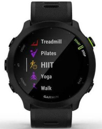 Смарт-часы Garmin Forerunner 55,  42мм,  1.04",  черный