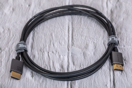 Кабель CABLETIME CH14L (CT-SHD8K-AG2) 2 м, 8K SLIM HDMI 2.1, позолоченный, 8K/60 Гц, черный