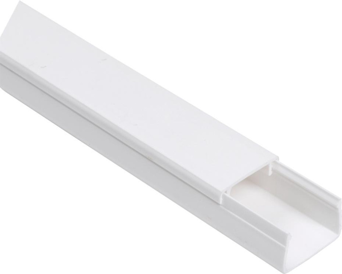 Кабельный канал IEK (CKK11-025-025-1-K01) Ecoline 25x25мм белый 2м (упак.:1шт)