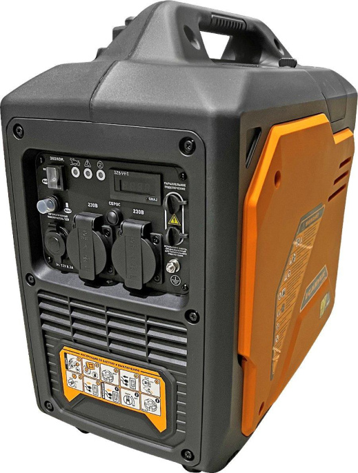 Бензиновый генератор CARVER PPG -2100IS, 220/12 В, 2кВт [01.020.00032]