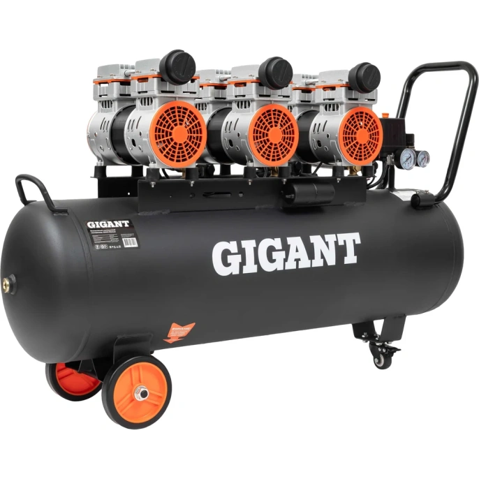 Безмасляный малошумный компрессор Gigant GSWK-100/440
