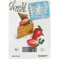Весы кухонные электронные Scarlett SC-KS57P76 макс.вес:10кг белый/рисунок