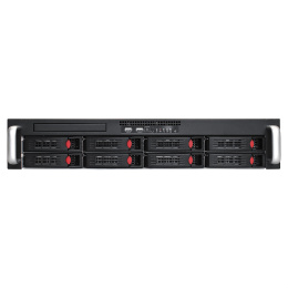 Серверная платформа ExeGate Pro 2U660-HS08 <RM 19", высота 2U, глубина 660, Redundant БП 2x550W, 8xHotSwap, USB> EX294561RUS