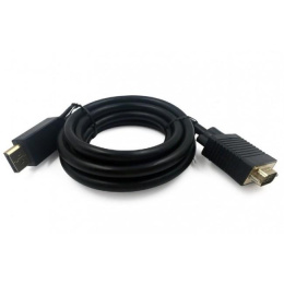  Cablexpert Кабель DisplayPort- VGA, 1,8м, 20M/15M, черный, экран, пакет CCP-DPM-VGAM-6