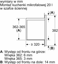 Микроволновая печь Bosch BFL623MB4 20л. 800Вт черный встраиваемая