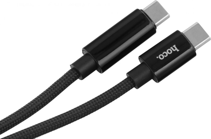 Кабель Hoco U125 USB Type-C m -USB Type-C m 1.2м черный