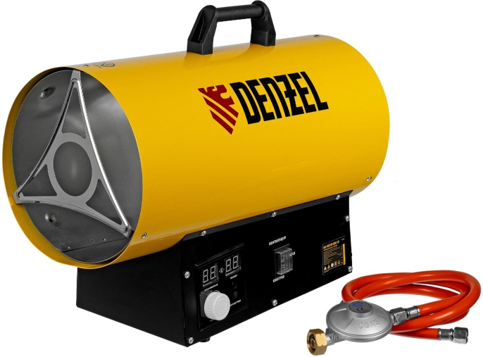 Газовая тепловая пушка DENZEL GHG-15i,  15кВт, желтый