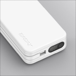 Внешний аккумулятор Momax IP138 1-Power Vital+ 10000mAh Белый IP138W вход USB-C: PD 30 Вт, выходной кабель USB-C1: 30 Вт, выходной кабель USB-C2: 15 Вт, совместимость