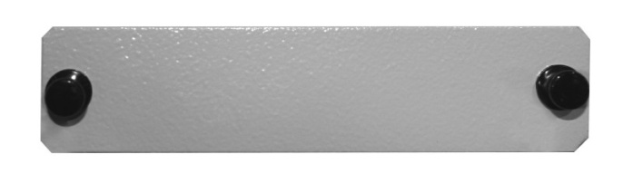 Hyperline FO-FR-W140H42-GY Лицевая панель модуль заглушка, серая