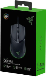 Мышь проводная Razer Cobra, игровая, оптическая, USB, 8500dpi, черный [rz01-04650100-r3m1]