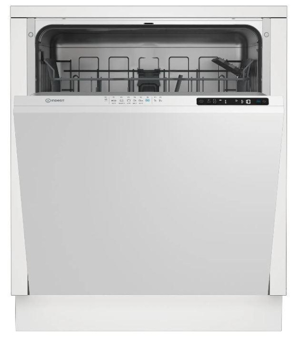 Встраиваемая посудомоечная машина Indesit DI 4C68 AE, полноразмерная, ширина 59.8см, полновстраиваемая, загрузка 14 комплектов