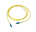 Оптический патч-корд simplex LC-LC 9/125 SM Cabeus FOP(s)-9-LC-LC-0,5m 0.5 метра желтый LSZH