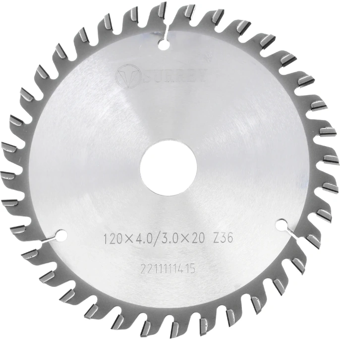 Диск пильный пазовый DIA 120x20x4/3 мм, z36 WZ KDT Surrey TL26069