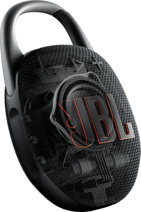 Колонка порт. JBL Clip 5 черный/оранжевый 7W 1.0 BT 10м 1400mAh (26475529)