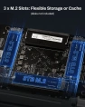 Сетевое хранилище NAS TerraMaster F2-425 Plus / QC 3,6Ghz/8Gb 32 /TRAID,RAID0,1,10,5,6/up to 4 HDD SATA 3,5'/2,5' /3xM.2 2280 NVMe/3xUSB 10Gb Type A 1xUSB 10Gb Type-C /HDMI/2x5GbE RJ-45/1xPS/1YW repl. F2-424