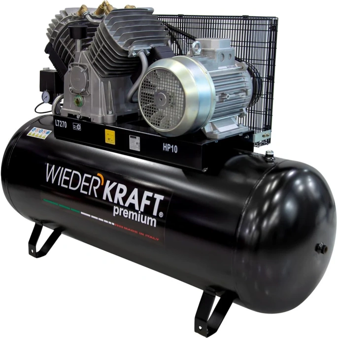 Поршневой воздушный компрессор 270л 1300л/мин WIEDERKRAFT WDK-92712