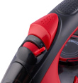 Утюг DOMFY DSC-EI502, с паровым ударом, 2400Вт, с автоотключением, черный и красный