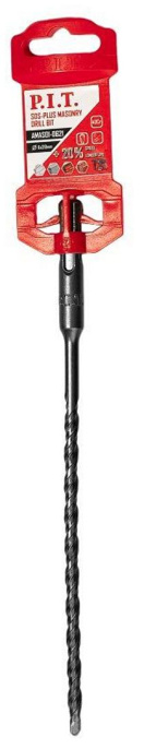 Бур по бетону P.I.T. AMAS01-0621 SDS-Plus, 6x210 мм, 2 режущие кромки, 4-х заходная спираль