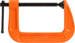 Струбцина Pony Jorgensen 2640 С-образная, тип зажима: винтовой, материал рукоятки: чугун, максимальное раскрытие: 100 мм, усилие зажима: 360 кг (Pony 2640)