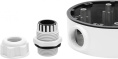 Hikvision DS-1280ZJ-DM46 Монтажная коробка, белая, для купольных камер IPC-D5XX, IPC-D0XX, алюминий, 120х37.2мм