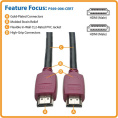 Кабель аудио-видео Tripp Lite HDMI m - HDMI m , ver 2.0, 0.9м, GOLD, черный [p569-003-cert]