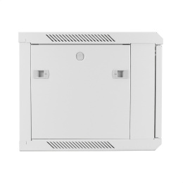 Шкаф телекоммуникационный 19" настенный 6U ExeGate EC-WM-6U.450.M.GREY (19”, 6U, 600x450x370mm (ШхГхВ), передняя дверь металл, съемные боковые панели, пыле- и влагозащита IP23, светло-серый RAL 7035) EX298611RUS