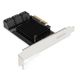 Контроллер ExeGate EXE-516 (PCI-E x4 v3.0, SATA3 6Gb/s, 6 int, ASMedia Chipset ASM1166) EX296207RUS