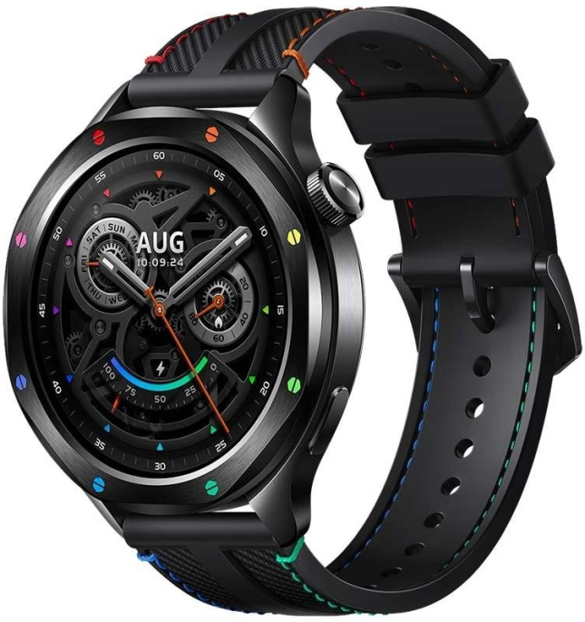 Смарт-часы Xiaomi Watch S4, 47мм, 1.43", черный/черный [bhr9199gl]