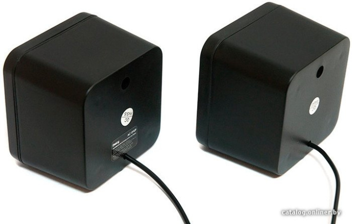 Акустическая система Dialog AC-01UP BLACK - aкустические колонки 2.0, 1W RMS, питание от USB