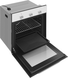 Духовой шкаф электрический MEFERI Light MEO604WH, 65л, дверца с 2 стеклами, белый