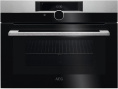 Духовой шкаф электрический AEG KMK968000M,  43л,  нержавеющая сталь