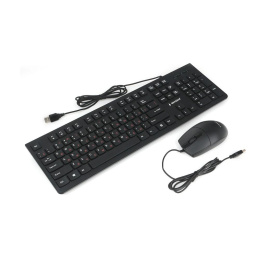Комплект кл-ра+мышь пров. Gembird KBS-9050 черн.,104кл, 3кн., каб.1.5м KBS-9050 270906 {20}